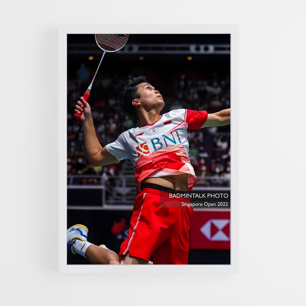 Poster Smash de Gloire – affiche Badminton (vue 3)